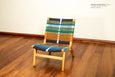 Masaya Lounge Chair - Mot Mot Pattern - Made to Order