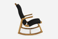 Amador Rocking Chair - Black Solid Manila - Made to Order