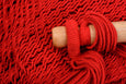 Red Cotton Hammock Swing Handmade High Quality