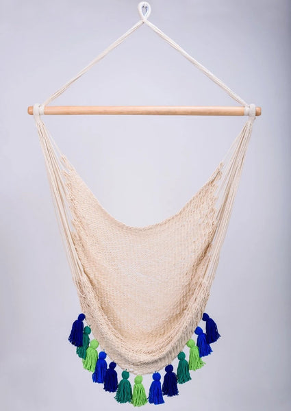 Cotton Natural Hammock Swing With Tassels Handmade High Quality