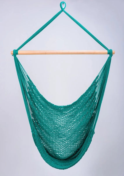 Teal Green Cotton Hammock Swing Handmade High Quality