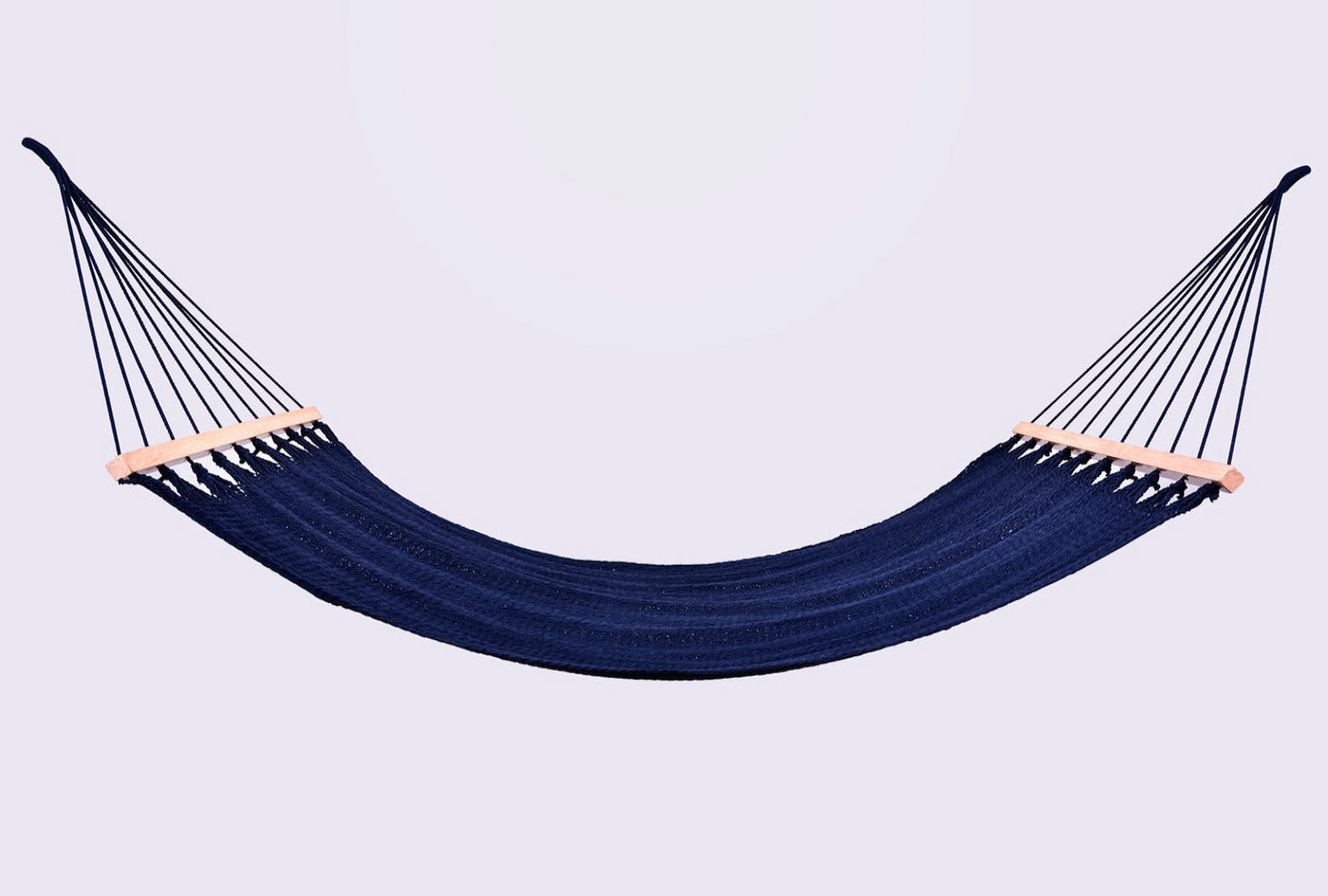 Luxury High End Hammock Handwoven Organic Cotton Spectrum  Navy Blue