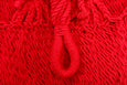 Cotton Red Hammock Wooden Bar Handmade High Quality