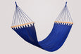 Cotton Cobalt Blue Hammock Wooden Bar Handmade High Quality