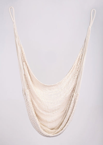 Full Body Recline Cotton Hammock Chair - Multiple Colors
