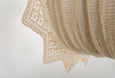 Artisan-crafted natural cotton hammock