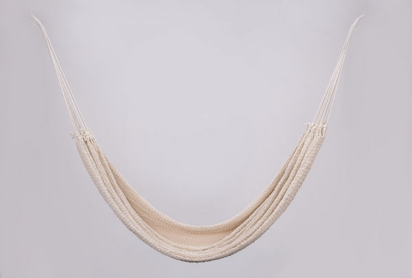 Soft cotton hammock in earth color
