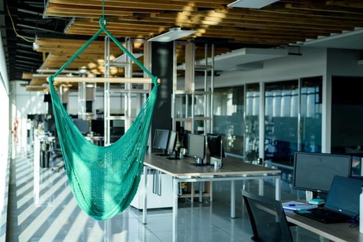 Office Play Time With Hammock Swings