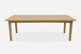 Xiloa Dining Table - Solid Top, 6 px - Made to Order