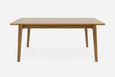 Apanas Dining Table - Solid Top, 6 px - Made to Order