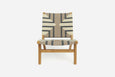 Masaya Lounge Chair - Barks Pattern - Made to Order