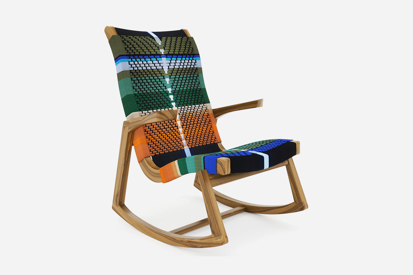 Amador Rocking Chair - Mot Mot Pattern - Made to Order