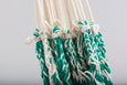 Camping Hammock Natural and Green Stripes Personal Handmade High Quality