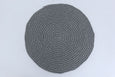 Light Charcoal Gray Cotton Placemats - Round (Sold Individually)