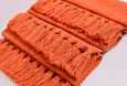 Coral Orange Handmade Cotton Placemats Set of 6 Formal Casual Decor