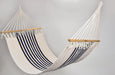 handmade stand hammock natural cotton weaved with spreader bar