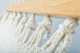 Cotton Natural Hammock With Tassels Wooden Bar Handmade High Quality