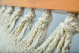 Cotton Natural Hammock With Tassels Wooden Bar Handmade High Quality
