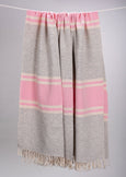 Isabella's Striped Cotton Throws & Blankets